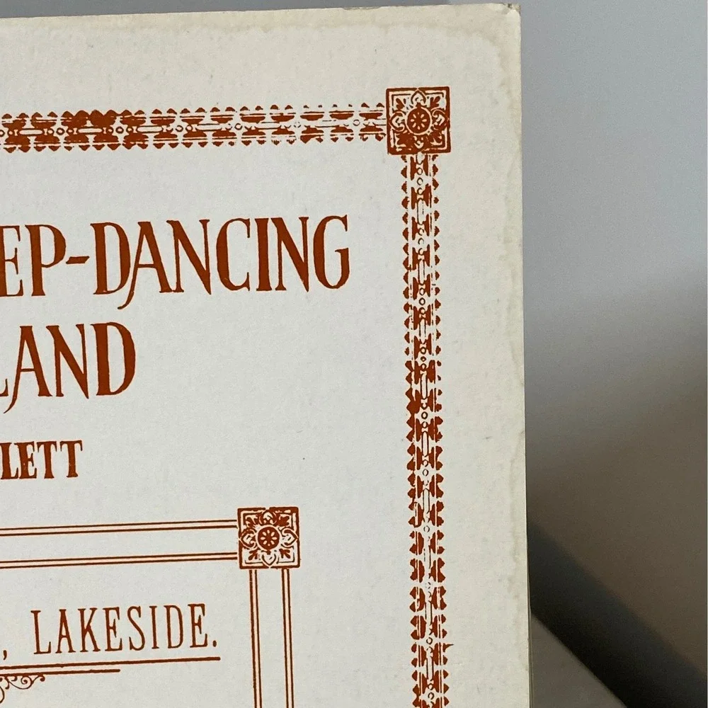 Traditional Step Dancing in Lakeland Folk Dance Book VTG British History Spiral